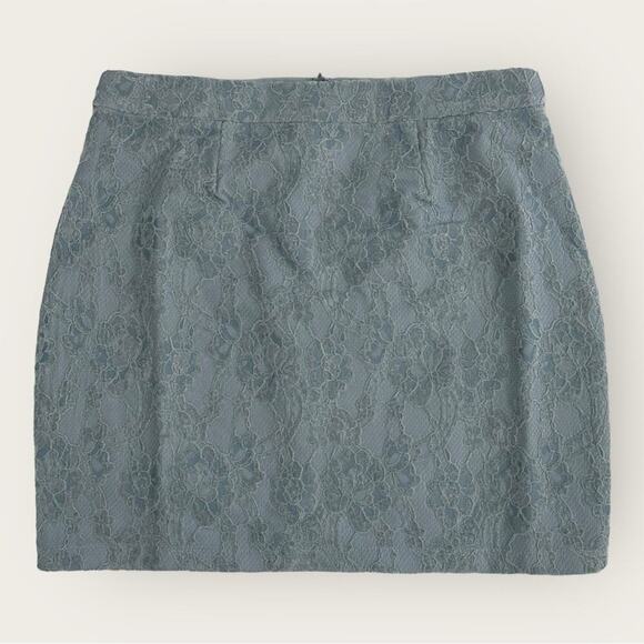 NWT | Naked Wardrobe | Lace Mini Skirt | Blue | Various Sizes - Picture 1 of 8